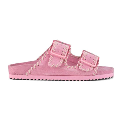 Sabot in pelle con impunture - COLORS OF CALIFORNIA - Modalova