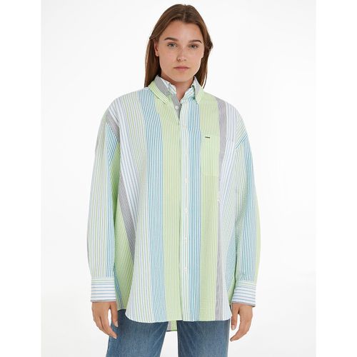 Camicia a righe ampia, maniche lunghe - TOMMY HILFIGER - Modalova