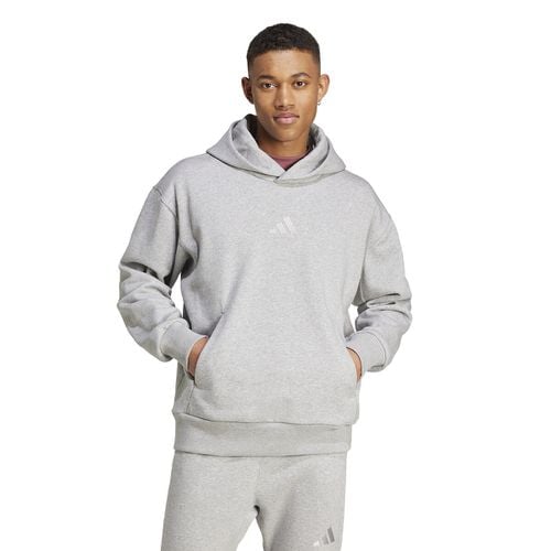 Felpa Con Cappuccio Con Piccolo Logo Tono Su Tono Uomo Taglie 4XL - adidas sportswear - Modalova