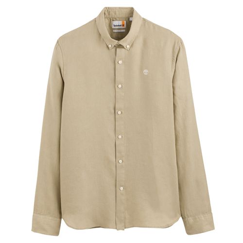 Camicia A Maniche Lunghe In Lino Uomo Taglie L - timberland - Modalova