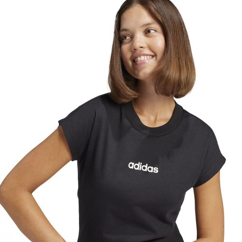 T-shirt Essentials Slim Logo Donna Taglie XS - adidas sportswear - Modalova