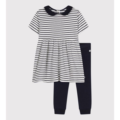 Completo 2 Pezzi Abito E Leggings In Cotone Taglie 18 mesi - 81 cm - petit bateau - Modalova