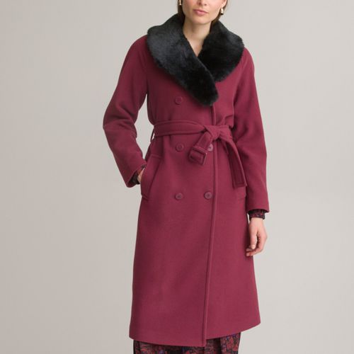 Cappotto In Misto Lana, Collo Effetto Pelliccia Donna Taglie 38 (FR) - 42 (IT) - anne weyburn - Modalova