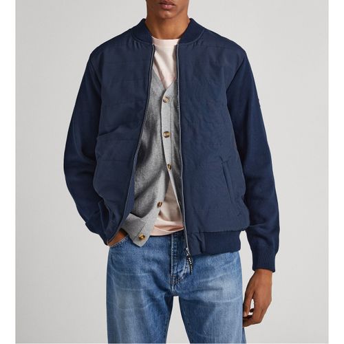 Giubbotto Cerniera Bi-materiale Uomo Taglie XS - pepe jeans - Modalova