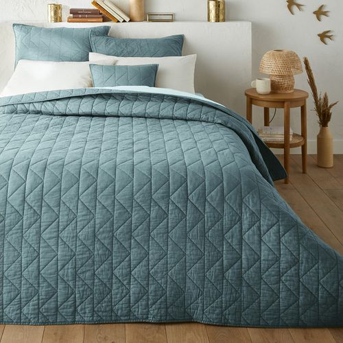 Copriletto Trapuntato Cotone Zig Zag Scenario Taglie 140 x 200 cm - la redoute interieurs - Modalova