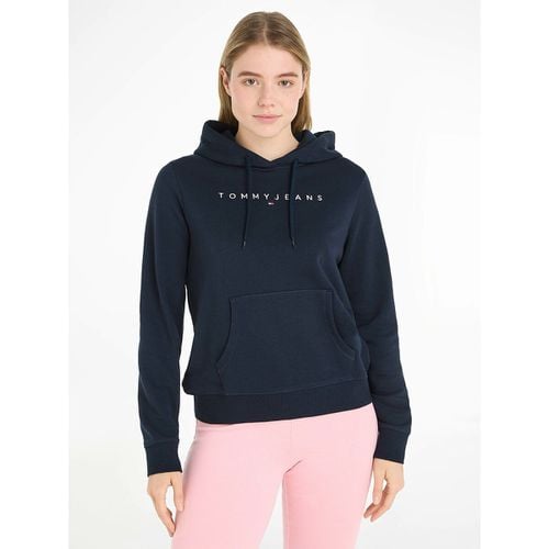 Felpa Con Cappuccio E Logo Donna Taglie L - tommy jeans - Modalova