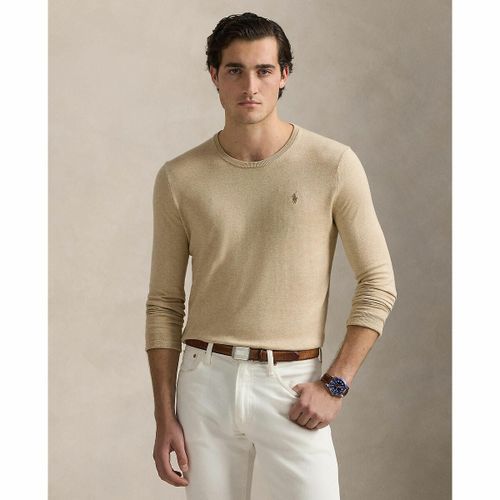 Maglione Girocollo In Cotone Uomo Taglie S - polo ralph lauren - Modalova