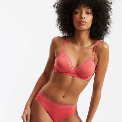 Reggiseno a triangolo sagomato in microfibra Vikie - LA REDOUTE COLLECTIONS - Modalova