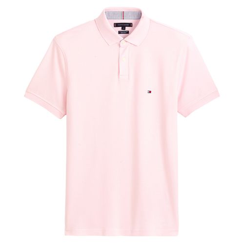 Polo Dritta Maglia Piqué Stretch Uomo Taglie M - tommy hilfiger - Modalova