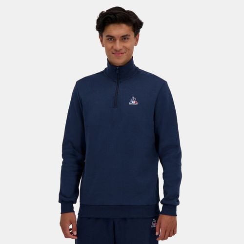 Felpa Collo Alto 1/4 Di Zip Uomo Taglie XXL - le coq sportif - Modalova