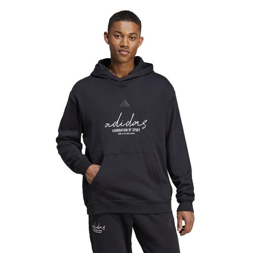 Felpa Con Cappuccio Con Doppio Logo Uomo Taglie XL - adidas sportswear - Modalova