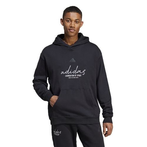 Felpa con cappuccio con doppio logo - ADIDAS SPORTSWEAR - Modalova