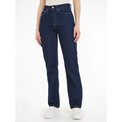 Jeans Dritto Vita Alta Donna Taglie W28 (US) - 42 (IT) - calvin klein jeans - Modalova