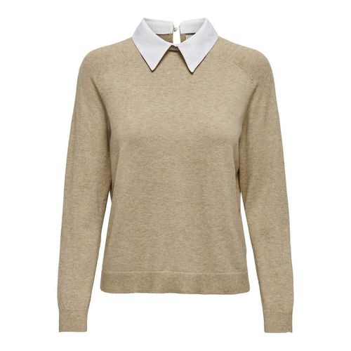 Maglione in maglia fine, collo a camicia - ONLY - Modalova