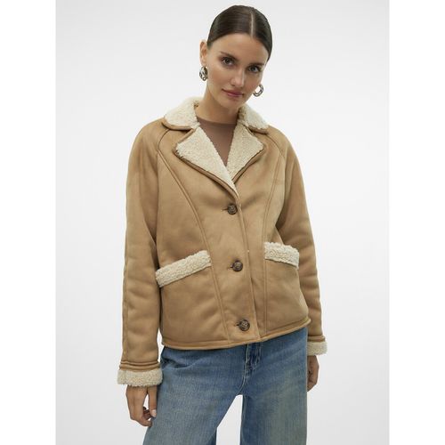 Cappotto corto sherpa - VERO MODA - Modalova