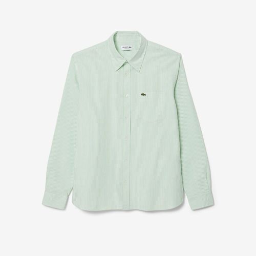 Camicia Dritta A Righe, Maniche Lunghe Uomo Taglie M - lacoste - Modalova