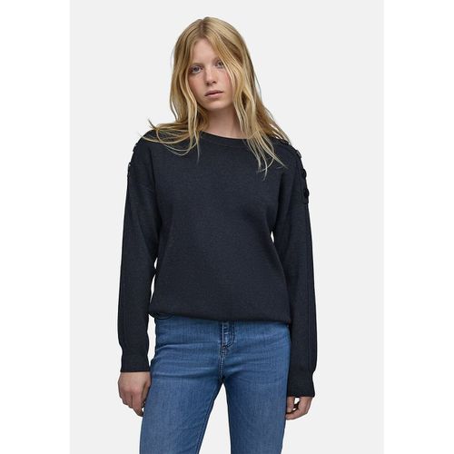 Maglione Maniche Lunghe Girocollo Bottoni Sulle Spalle Donna Taglie L - ikks - Modalova