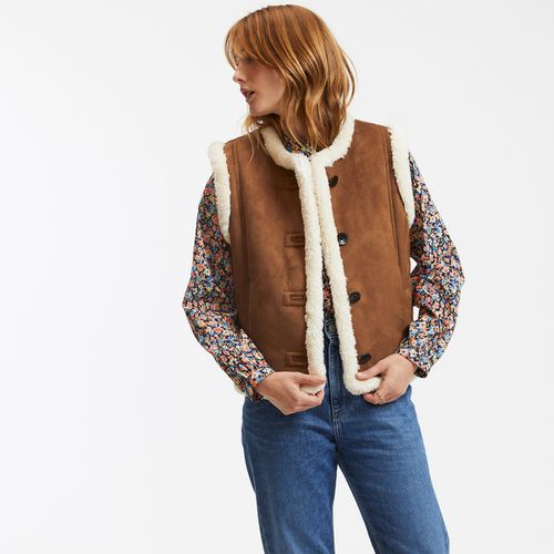 Gilet corto chiuso da bottoni, pieno inverno - LA REDOUTE COLLECTIONS - Modalova