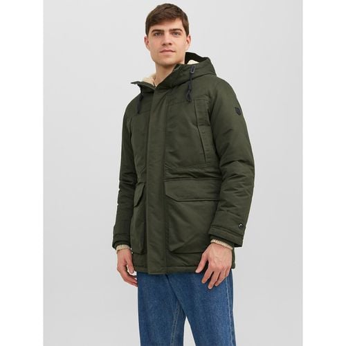 Parka Fodera Sherpa Con Cappuccio Clip Uomo Taglie M - jack & jones - Modalova