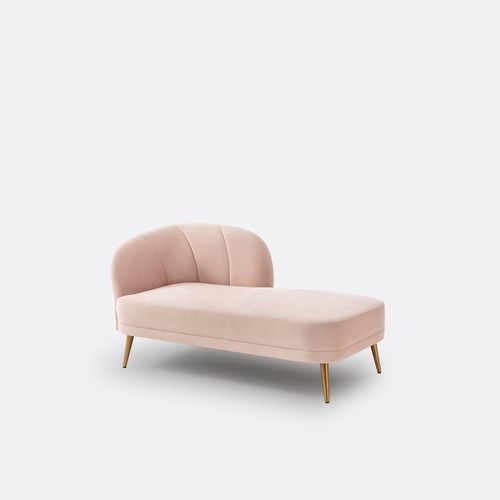 Chaise longue velluto, destra, Leone - LA REDOUTE INTERIEURS - Modalova