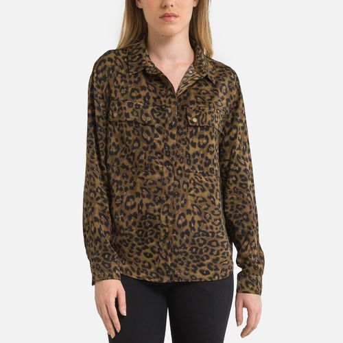 Camicia Con Bottoni, Stampa Leopardata Donna Taglie S - freeman t. porter - Modalova