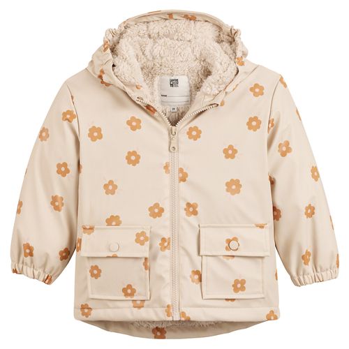 Parka con cappuccio in gomma, fodera peluche - LA REDOUTE COLLECTIONS - Modalova