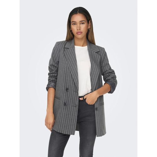 Blazer lungo a righe sottili - ONLY - Modalova