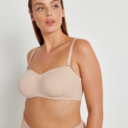 Reggiseno a fascia in microfibra invisibile - LA REDOUTE COLLECTIONS PLUS - Modalova