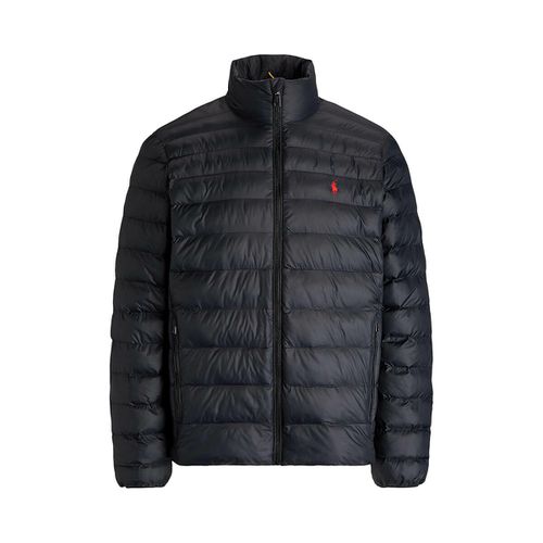 Piumino Leggero Cerniera Collo Alto Terra Nero Uomo Taglie S - polo ralph lauren - Modalova