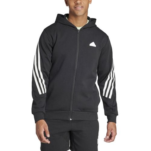 Felpa Con Cappuccio 3 Bande Uomo Taglie M - adidas sportswear - Modalova