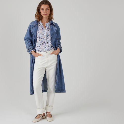 Trench In Denim, In Lyocell E Cotone Donna Taglie M - la redoute collections - Modalova