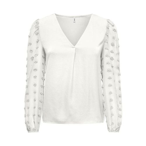 Blusa Maniche Lunghe, Scollo A V Donna Taglie XS - only - Modalova