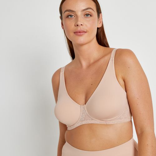 Reggiseno Minimizer Microfibra E Pizzo Donna Taglie 4 C - la redoute collections plus - Modalova