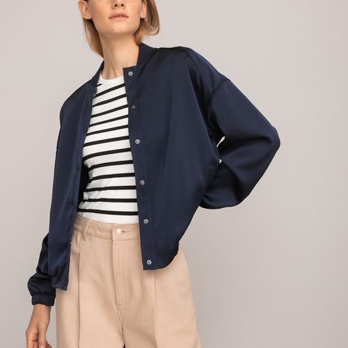 Giubbotto bomber in satin, taglio ampio - LA REDOUTE COLLECTIONS - Modalova