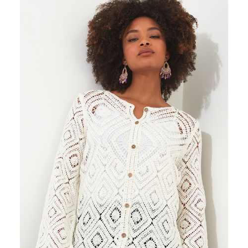 Cardigan In Crochet Marrakesh Donna Taglie L - joe browns - Modalova