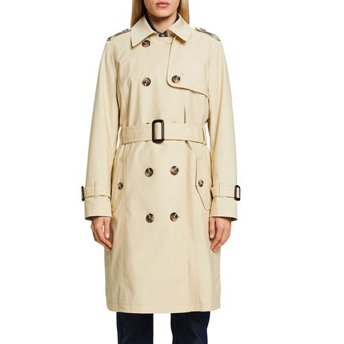 Trench Lungo Con Cintura Donna Taglie S - esprit - Modalova