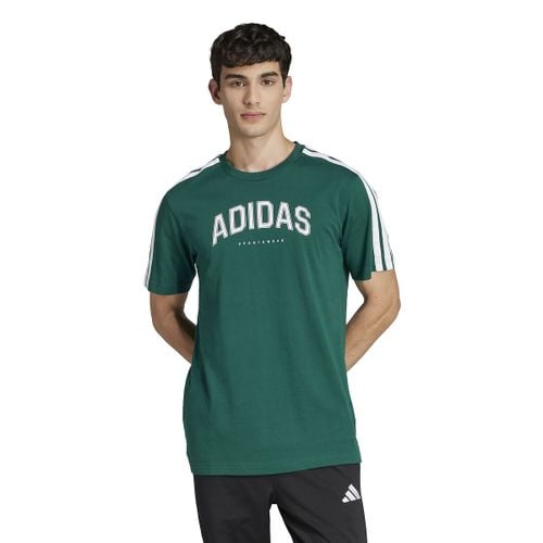 T-shirt a maniche corte con grande logo grafico - ADIDAS SPORTSWEAR - Modalova