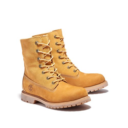 Stivali In Pelle Imbottiti Authentics Teddy Donna Taglie 36 - timberland - Modalova