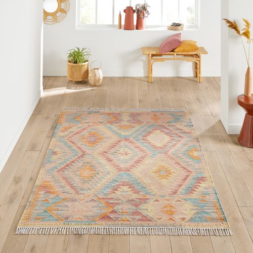 Tappeto kilim in lana, Bebera - LA REDOUTE INTERIEURS - Modalova