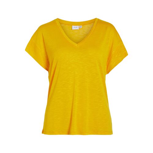 T-shirt Fluida Scollo A V Donna Taglie XS - vila - Modalova