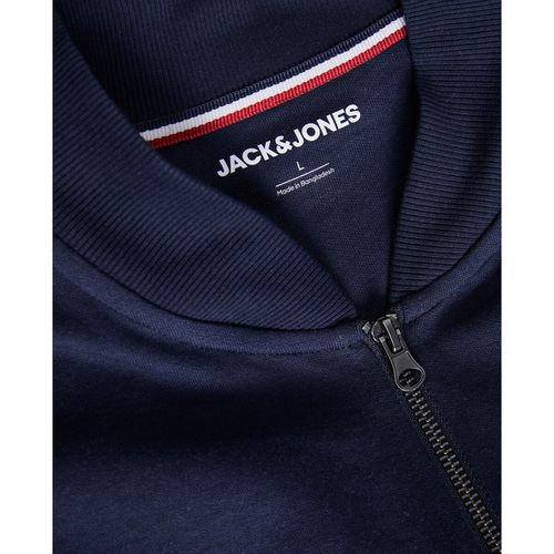 Felpa con cerniera collo alla coreana - JACK & JONES - Modalova