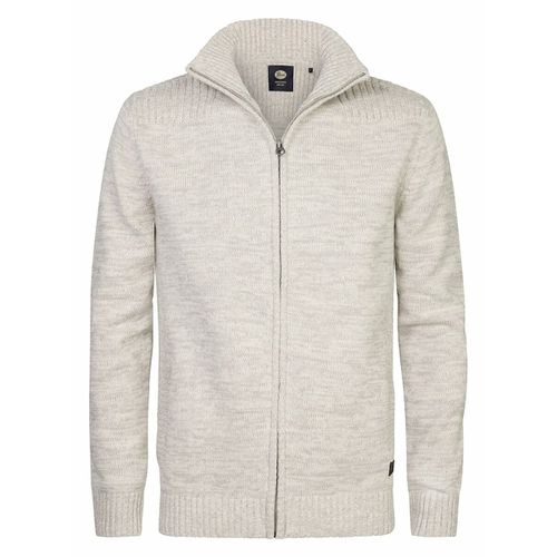 Cardigan Con Cerniera E Collo Alto Uomo Taglie M - petrol industries - Modalova