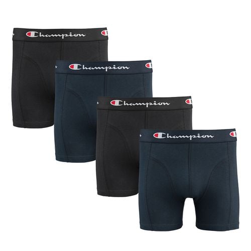 Confezione Da 4 Boxer Tinta Unita Basic Uomo Taglie S - champion - Modalova