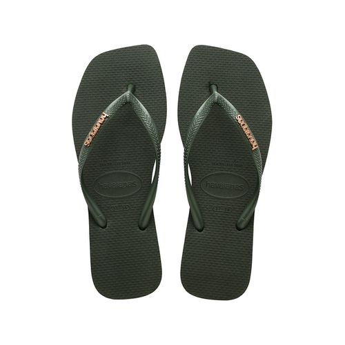 Infradito Slim Square Logo Metallic - HAVAIANAS - Modalova