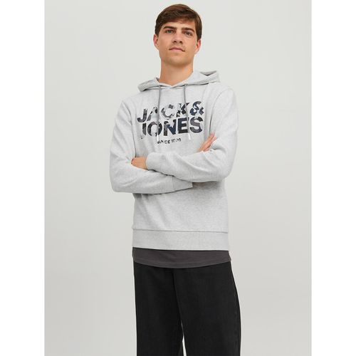 Felpa con cappuccio jjjames - JACK & JONES - Modalova