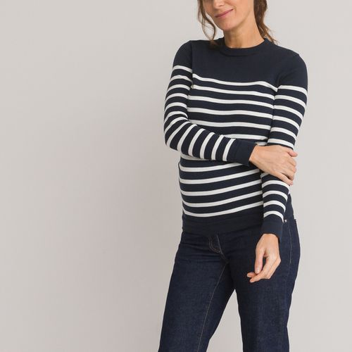 Pull alla marinara premaman in cotone biologico - LA REDOUTE COLLECTIONS - Modalova