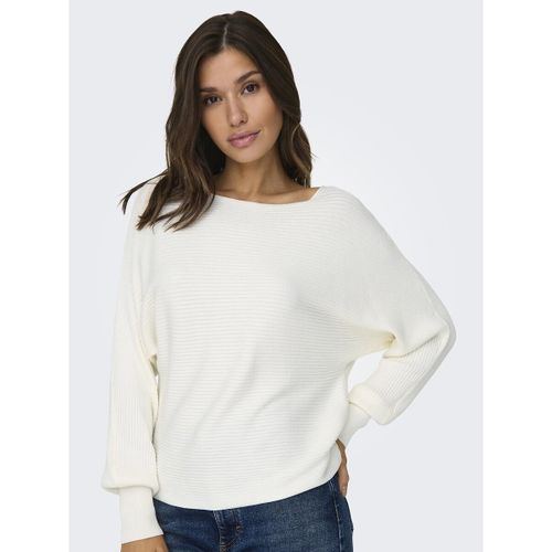 Maglione collo a barchetta in maglia fine - ONLY - Modalova