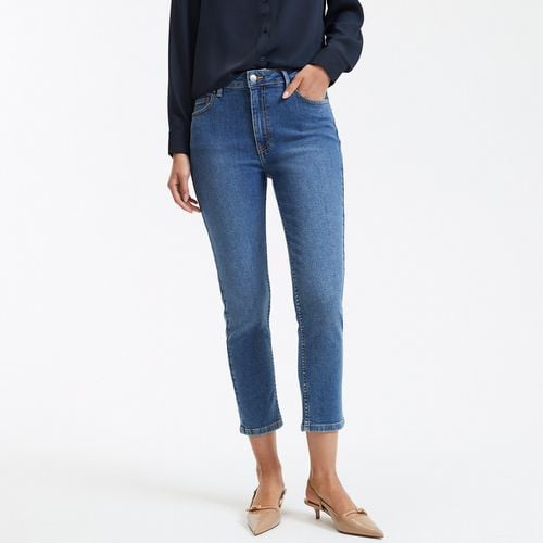 Jeans Slim Cropped, Vita Alta Donna Taglie 34 (FR) - 38 (IT) - la redoute collections - Modalova