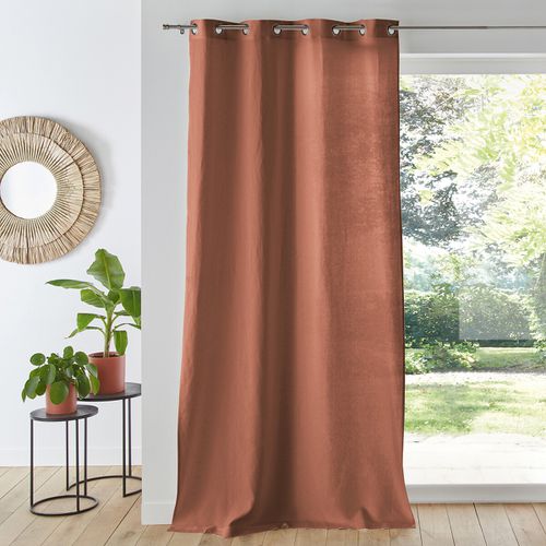 Tenda In Lino Lavato Con Occhielli Onega Taglie 180 x 135 cm - la redoute interieurs - Modalova