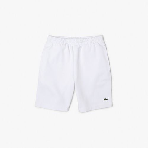 Shorts Dritti In Felpa Sport Taglie M - lacoste - Modalova